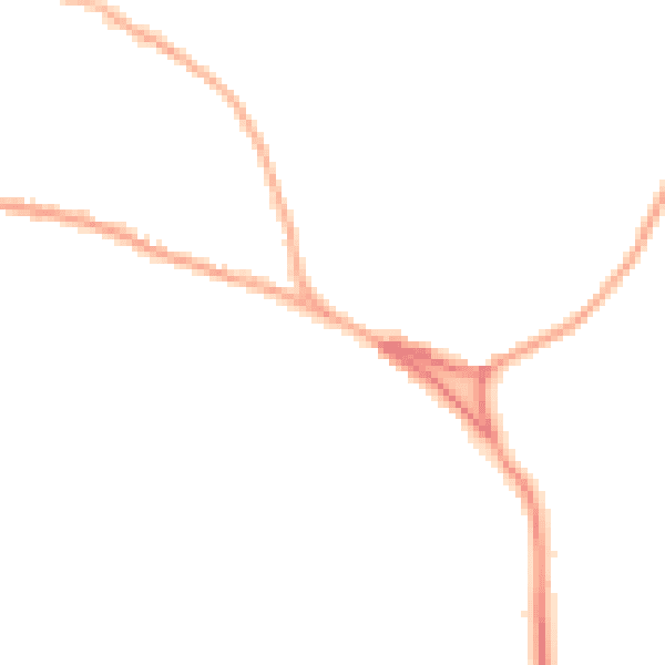 Night-time road noise heatmap for GU27 3SF