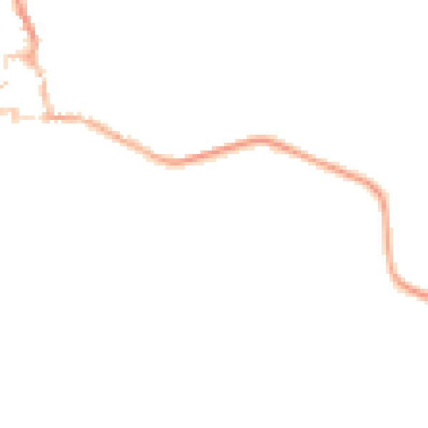 Night-time road noise heatmap for GU28 0BX