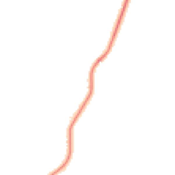 Night-time road noise heatmap for GU28 0JZ