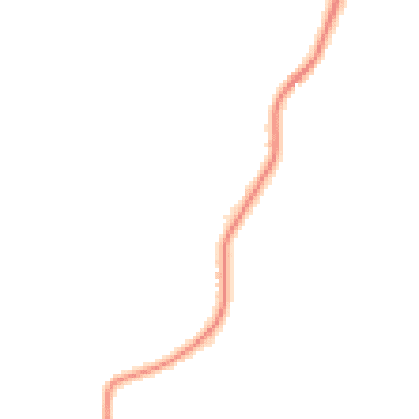 Night-time road noise heatmap for GU28 0LA