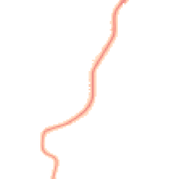 Night-time road noise heatmap for GU28 0LD