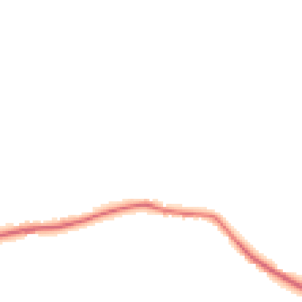Night-time road noise heatmap for GU28 9AB