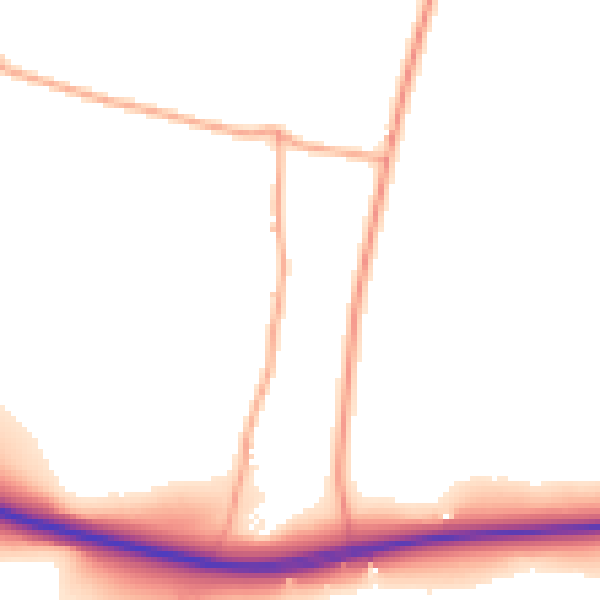 Daytime road noise heatmap for GU28 9AP