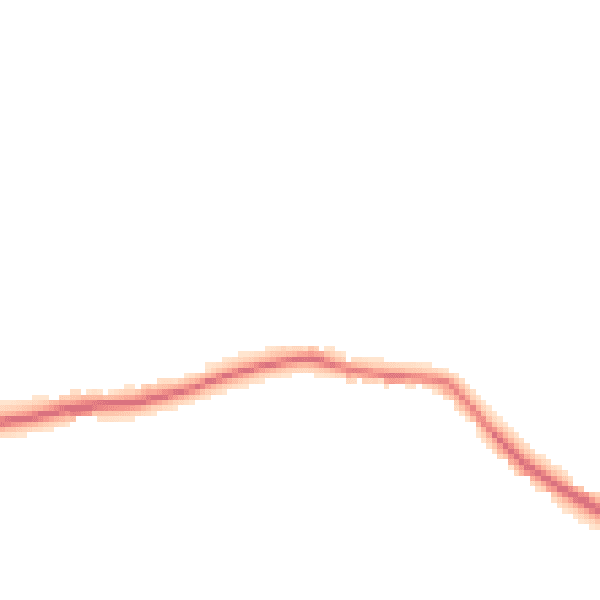 Night-time road noise heatmap for GU28 9AQ