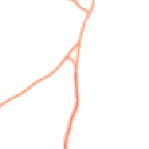 Daytime road noise heatmap for GU28 9DX