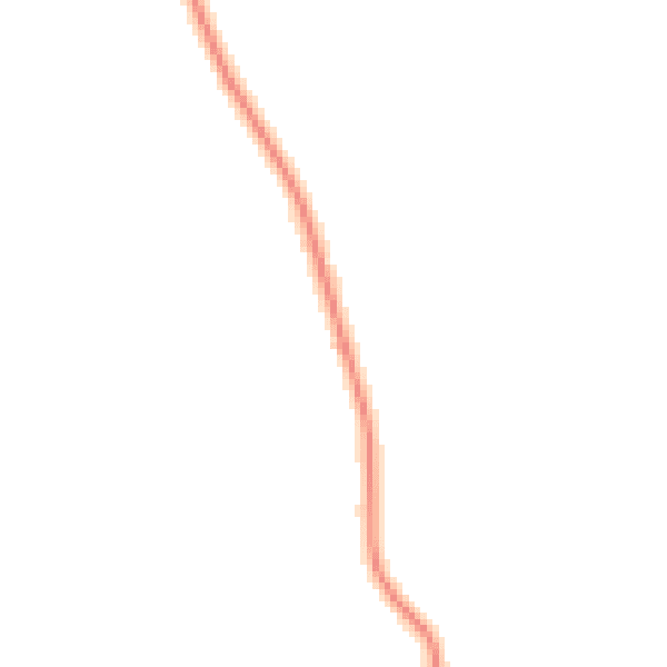 Night-time road noise heatmap for GU28 9EJ