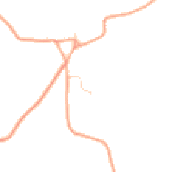 Daytime road noise heatmap for GU28 9ES