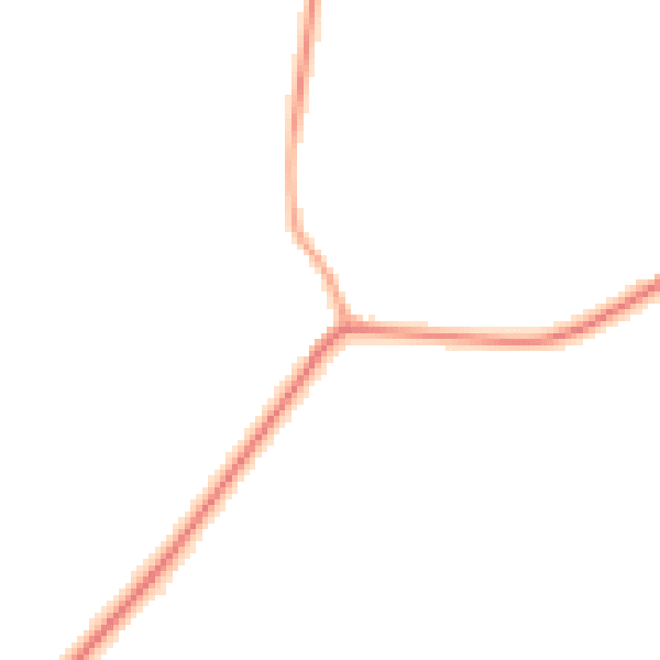 Daytime road noise heatmap for GU28 9JP