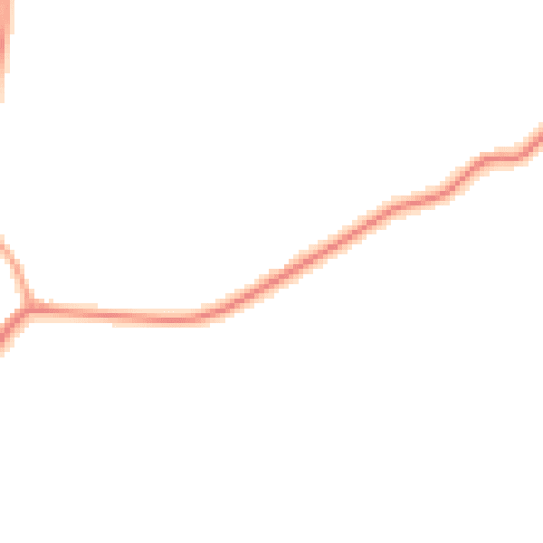 Daytime road noise heatmap for GU28 9JS
