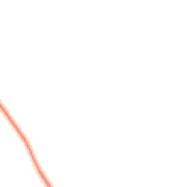 Night-time road noise heatmap for GU28 9LG