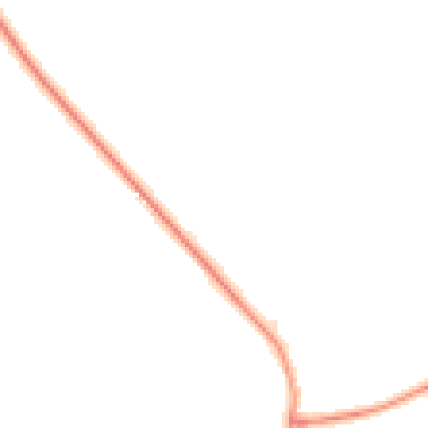 Night-time road noise heatmap for GU28 9NP