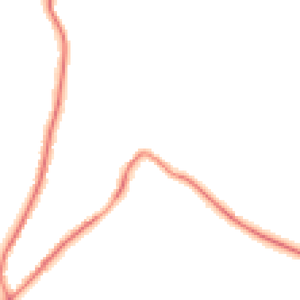 Night-time road noise heatmap for GU29 0AE