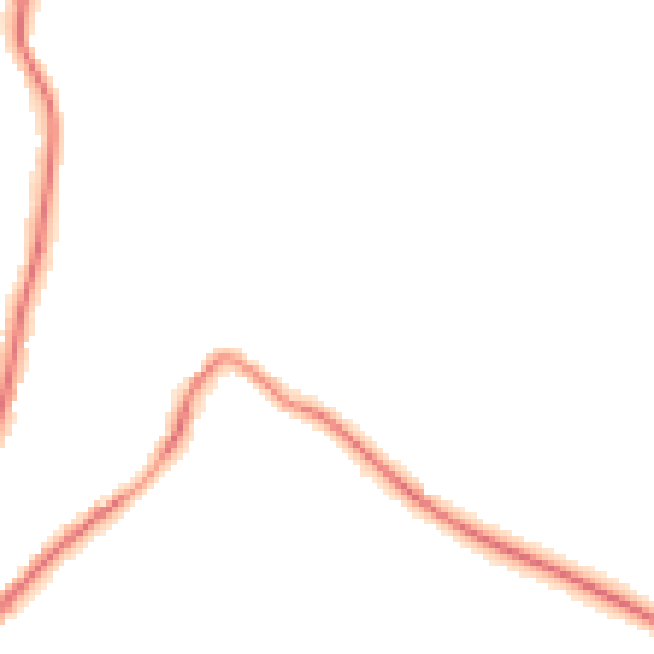 Night-time road noise heatmap for GU29 0AL