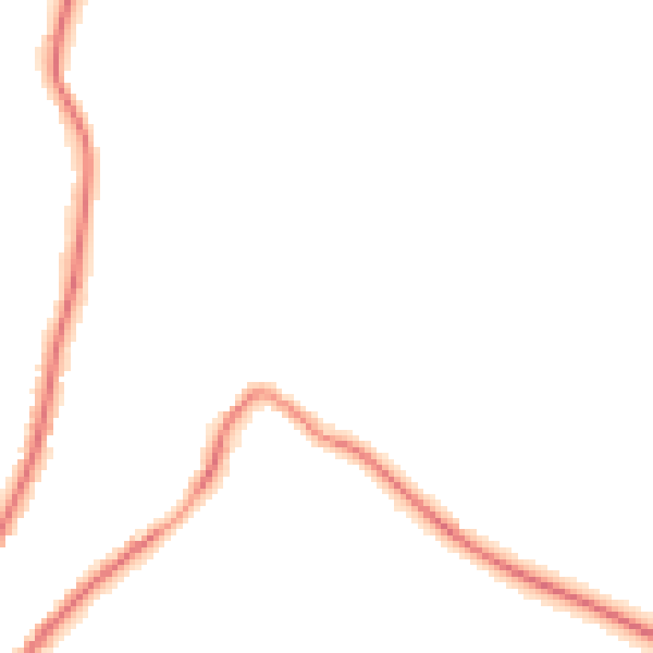 Night-time road noise heatmap for GU29 0AN