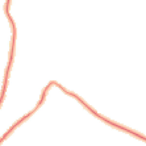 Night-time road noise heatmap for GU29 0AR