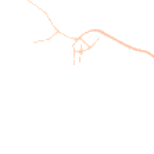 Daytime road noise heatmap for GU29 0BJ