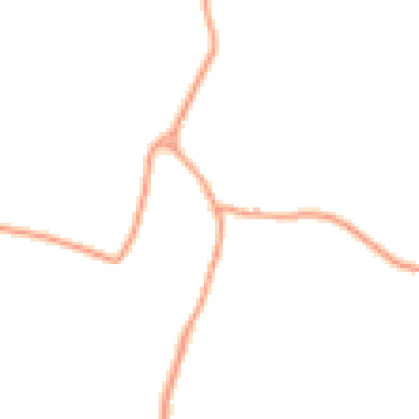Daytime road noise heatmap for GU29 0BX