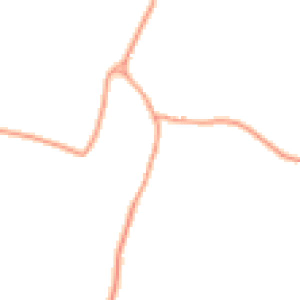 Daytime road noise heatmap for GU29 0BY