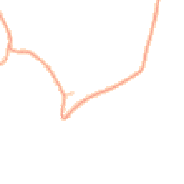 Daytime road noise heatmap for GU29 0DT