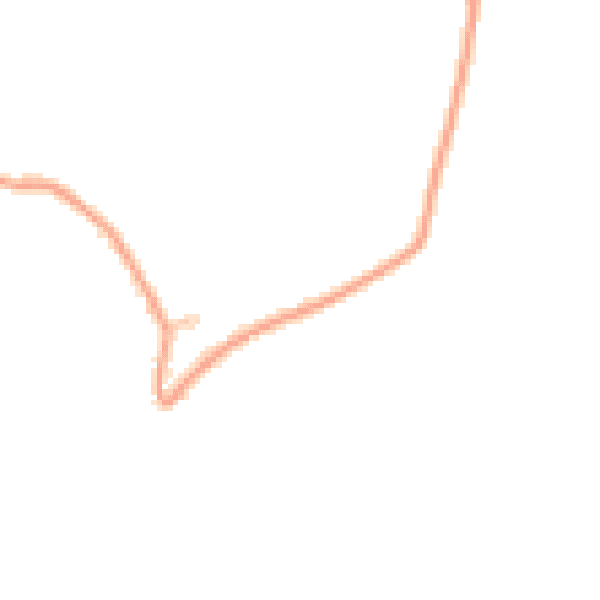 Daytime road noise heatmap for GU29 0DU