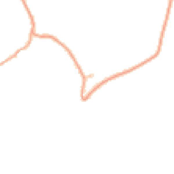 Daytime road noise heatmap for GU29 0DW