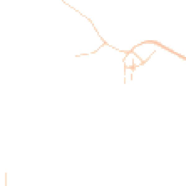 Daytime road noise heatmap for GU29 0EX