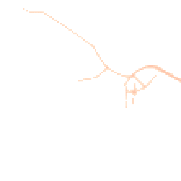 Daytime road noise heatmap for GU29 0FE