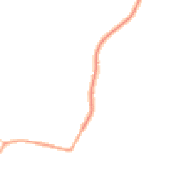 Daytime road noise heatmap for GU29 0JB