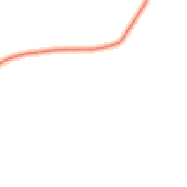 Daytime road noise heatmap for GU29 0JP