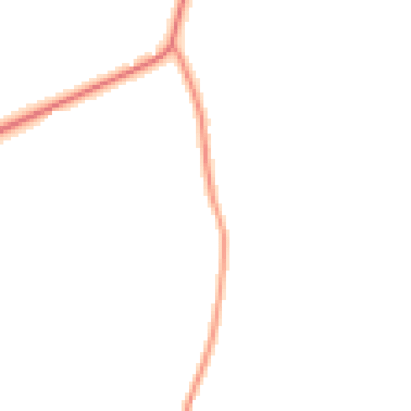 Daytime road noise heatmap for GU29 0LJ
