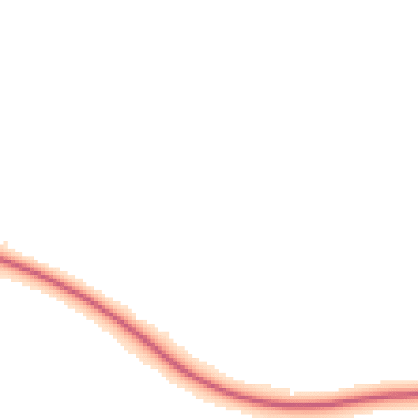 Night-time road noise heatmap for GU29 0NH
