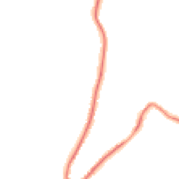 Night-time road noise heatmap for GU29 9AA