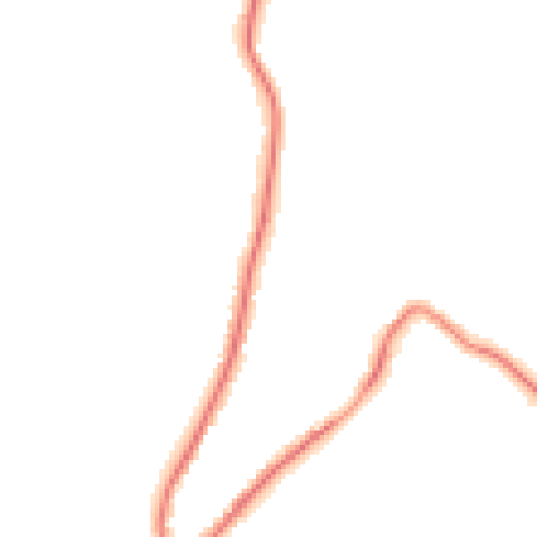 Night-time road noise heatmap for GU29 9AQ