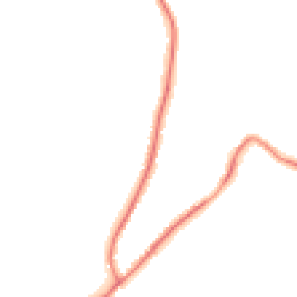 Night-time road noise heatmap for GU29 9BP