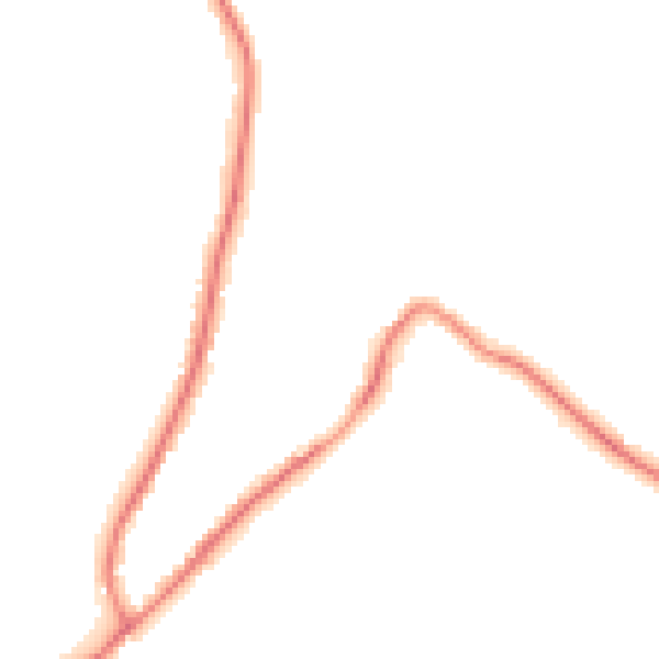Night-time road noise heatmap for GU29 9BQ