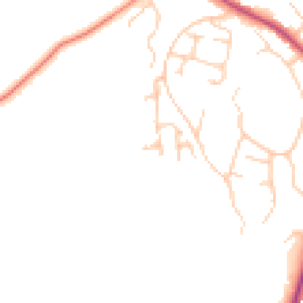 Daytime road noise heatmap for GU29 9FJ