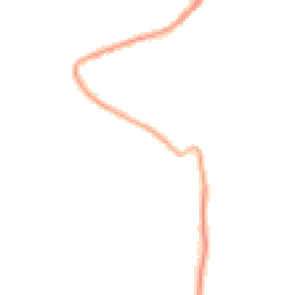 Night-time road noise heatmap for GU29 9HZ