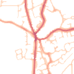 Daytime road noise heatmap for GU30 7AH