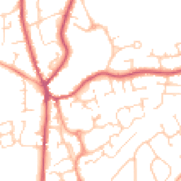 Daytime road noise heatmap for GU30 7AY