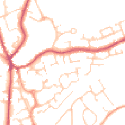 Daytime road noise heatmap for GU30 7BA
