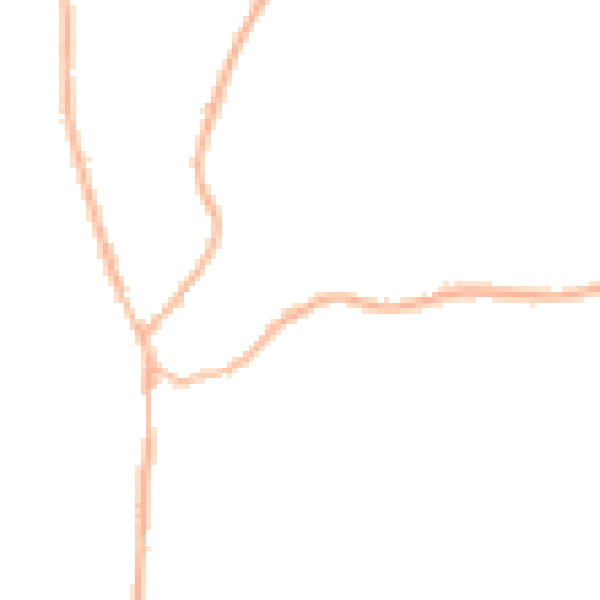 Night-time road noise heatmap for GU30 7BB