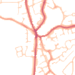 Daytime road noise heatmap for GU30 7BF