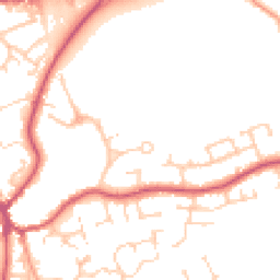Daytime road noise heatmap for GU30 7BG