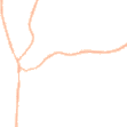 Night-time road noise heatmap for GU30 7BL