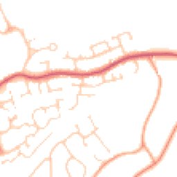 Daytime road noise heatmap for GU30 7BT