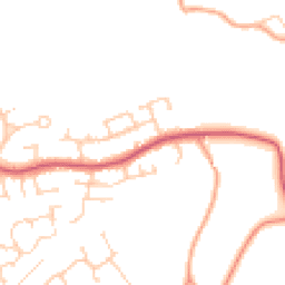 Daytime road noise heatmap for GU30 7DF