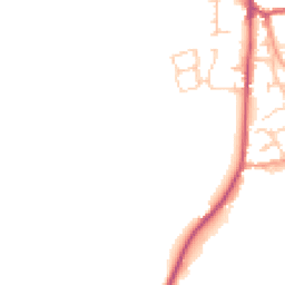 Daytime road noise heatmap for GU30 7DL