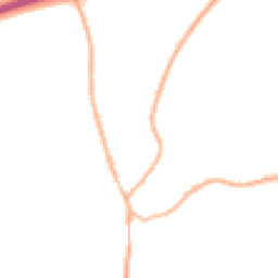Night-time road noise heatmap for GU30 7DP