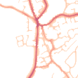 Daytime road noise heatmap for GU30 7EA