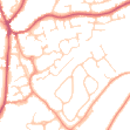 Daytime road noise heatmap for GU30 7FA